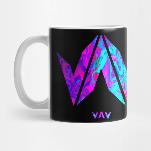 VAV Logo Purple Abstract by hallyupunch